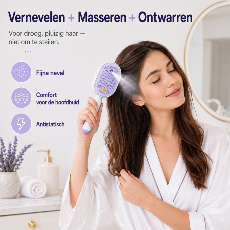 Zachte Massage Haarborstel