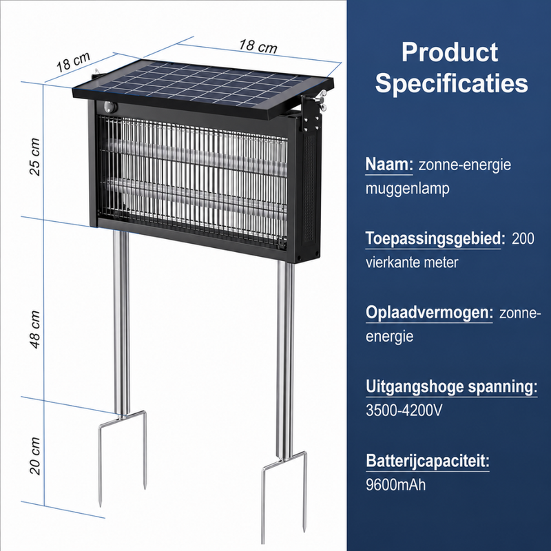 Solar Insectenlamp voor Buiten