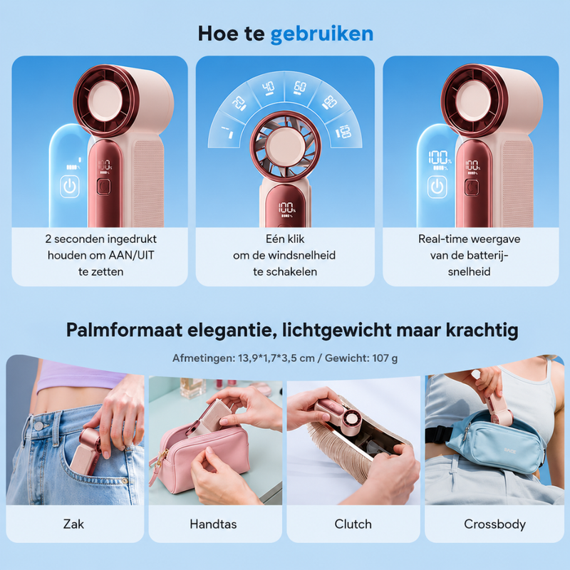 Mini Handventilator