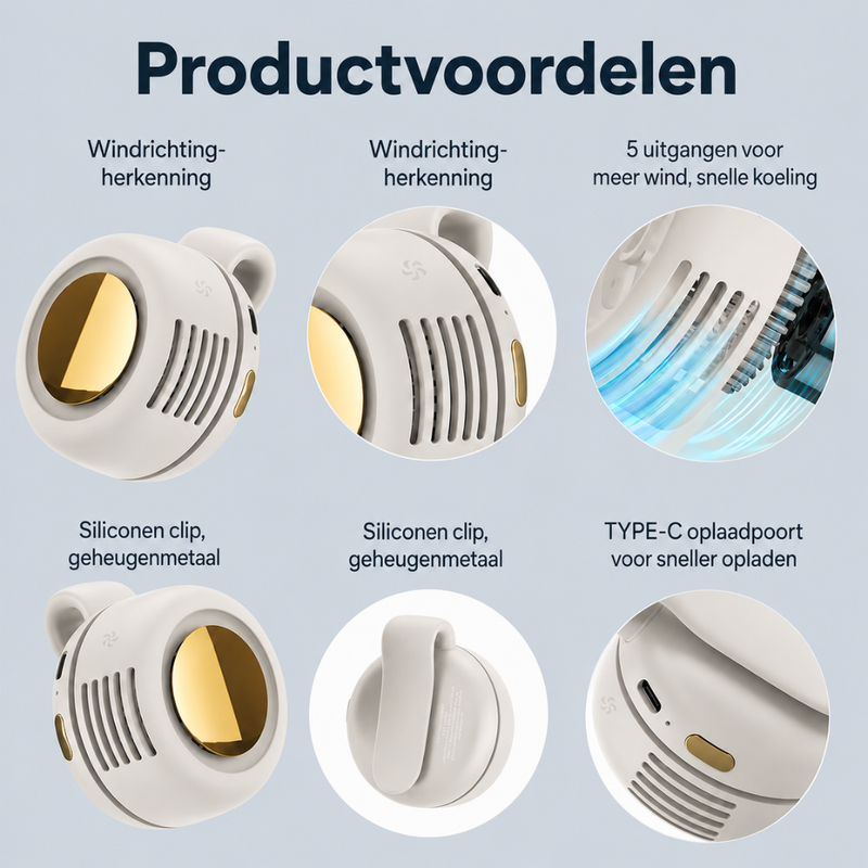 Stille Mini Ventilator