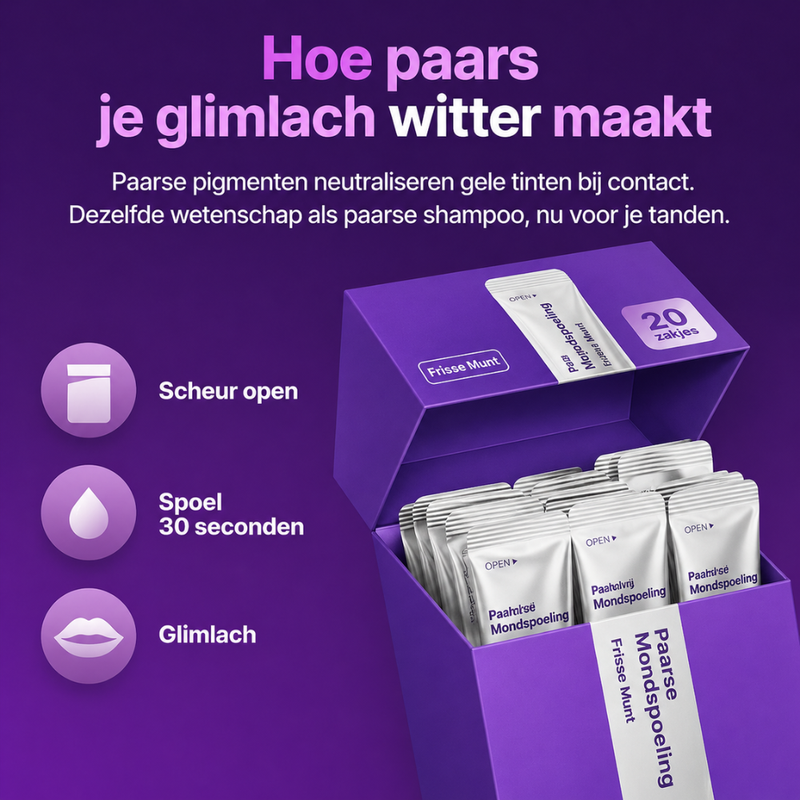 Verhelderende Paarse Mondspoeling