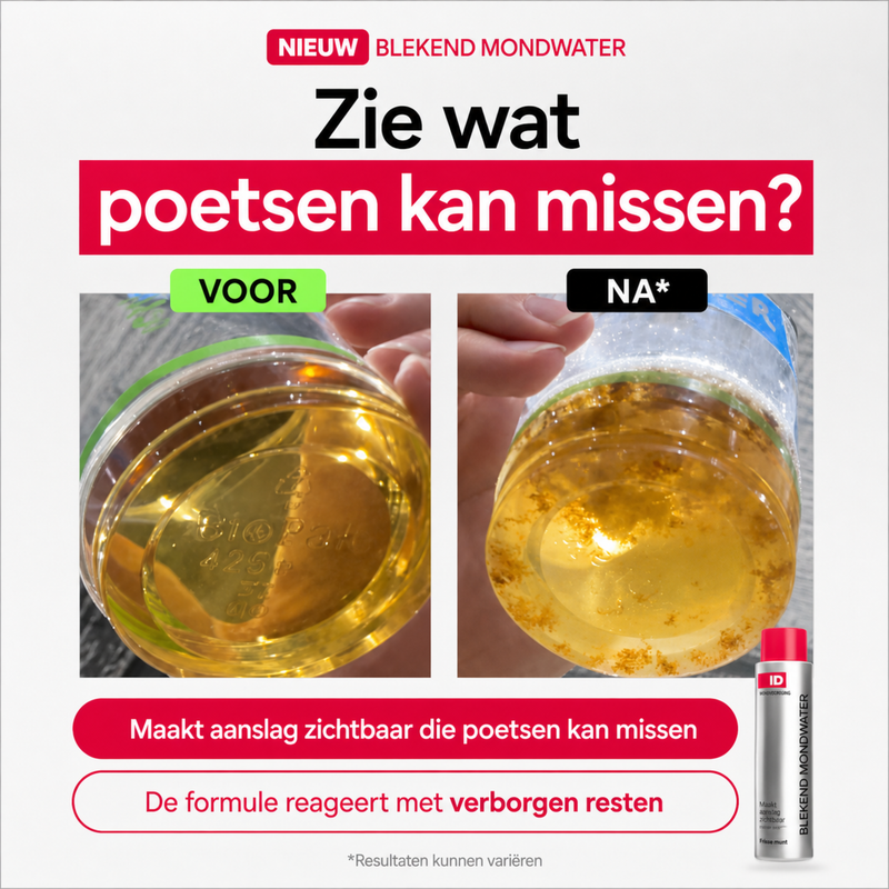 Bleek Mondwater voor Aanslag & Frisse Adem