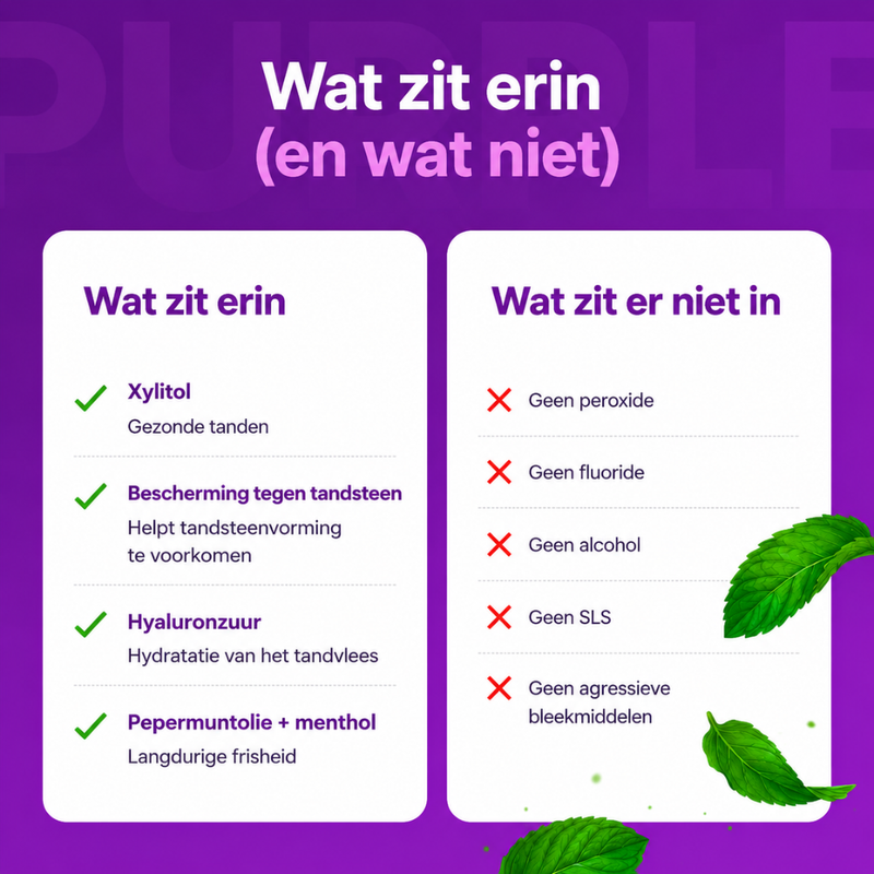 Verhelderende Paarse Mondspoeling