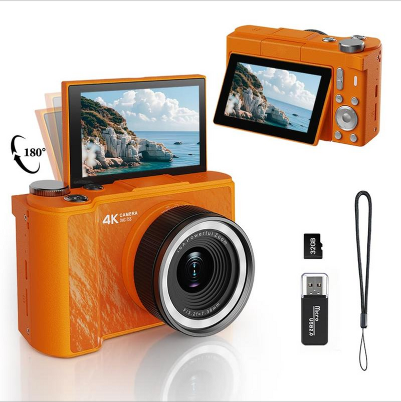 NEW Y2K 4K Vlogcamera – Full Kit